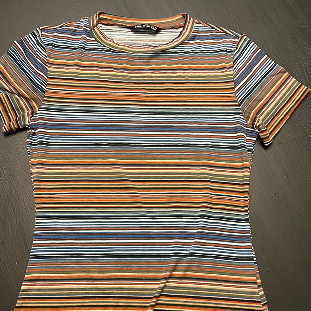 Cute short sleeve striped tee from SHEIN size Small